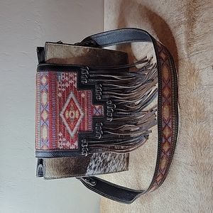 Western concealed carry purse